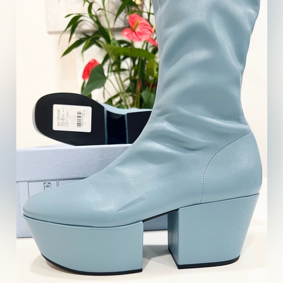 PRADA Platform Pull On Boots - Picture 10 of 14